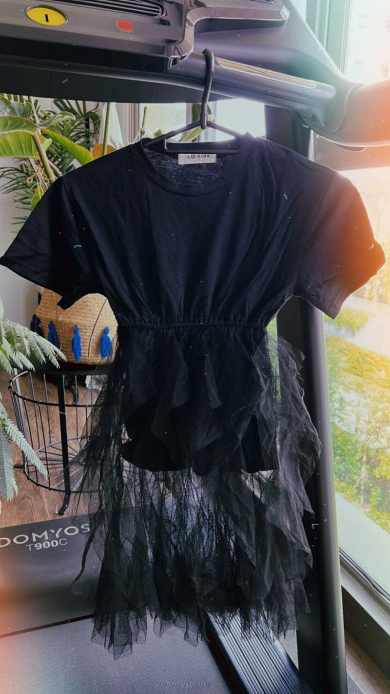 Black Tutu Tunic Top/Dress